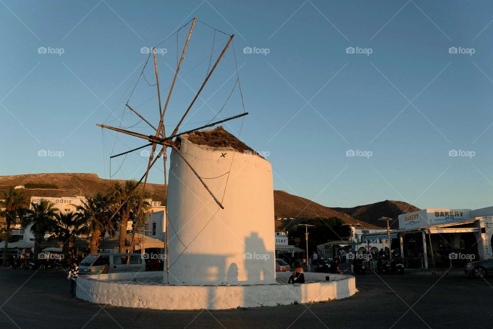 Pasros windmill Greece