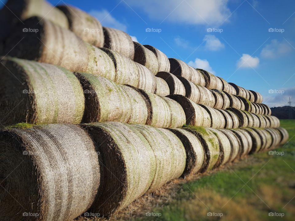 hay bales