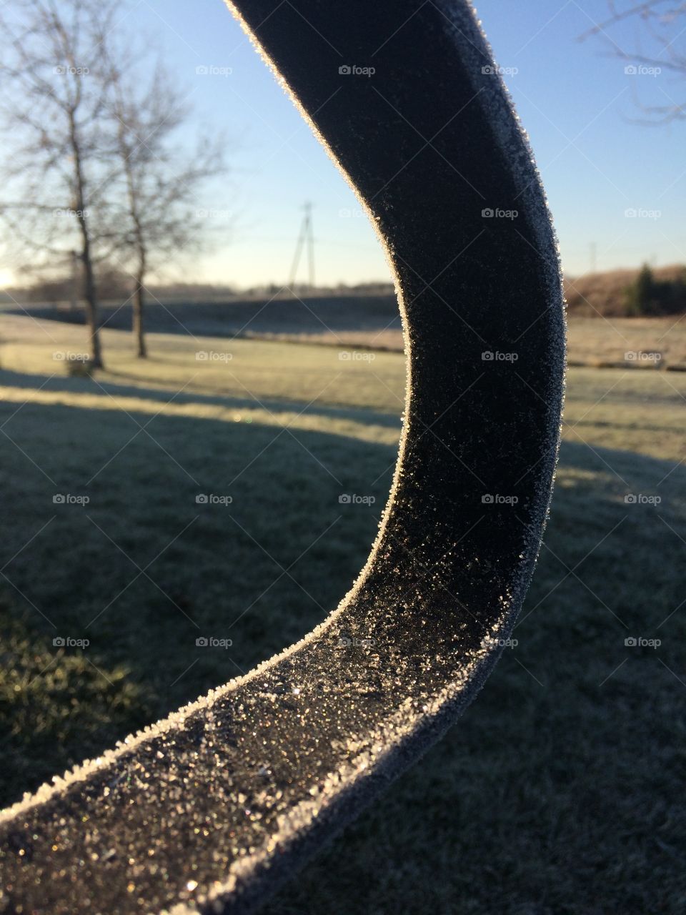Steel frosty rail