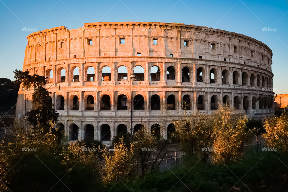 The iconic Colosseum