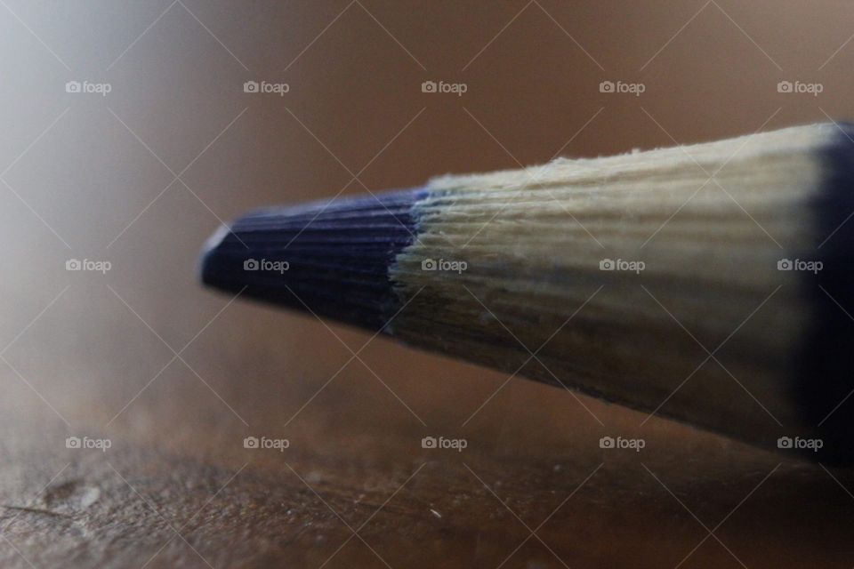 Close up of a colored pencil