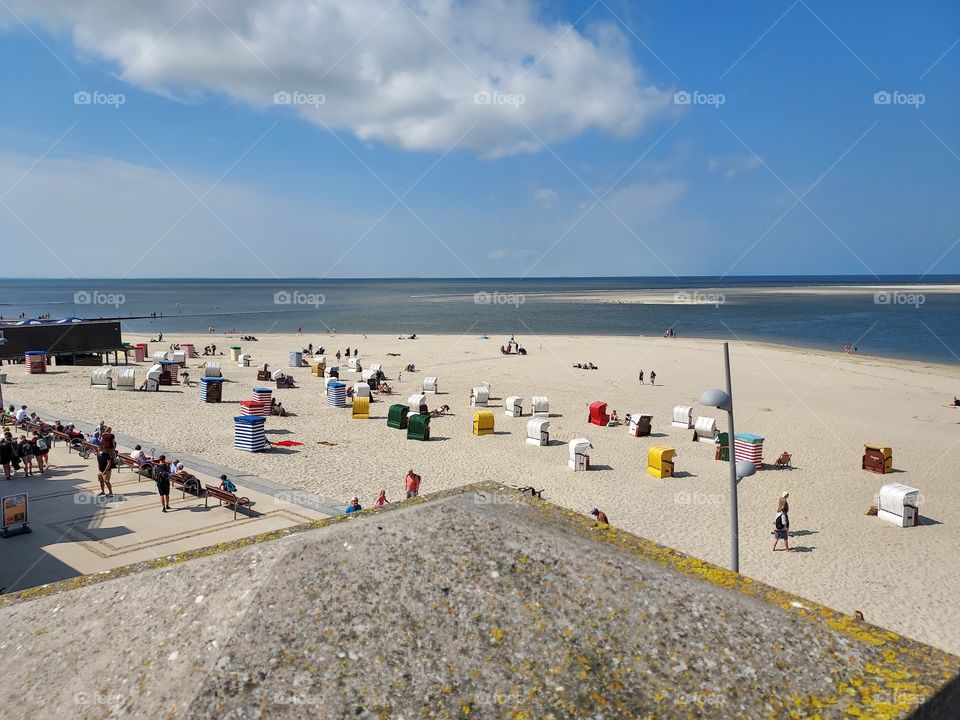 Beach of the Isle Borkum