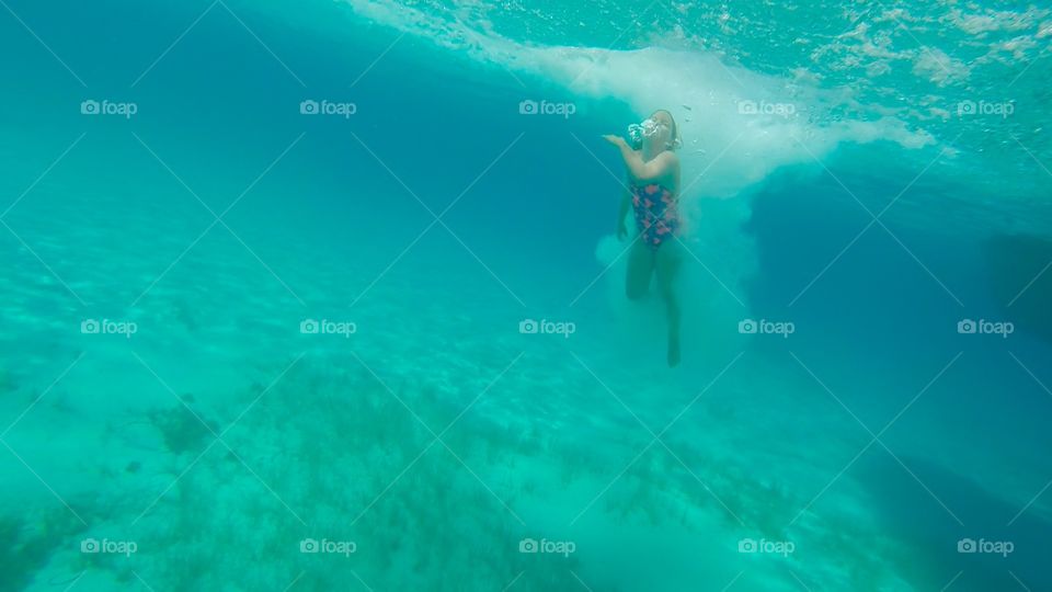 Under Water. Picture taken in Gozo, Malta