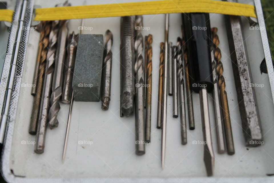 Tools, set, drills, screwdrivers, swords, needles, sharpener, hexagon, tool, parts, mini tool kit,