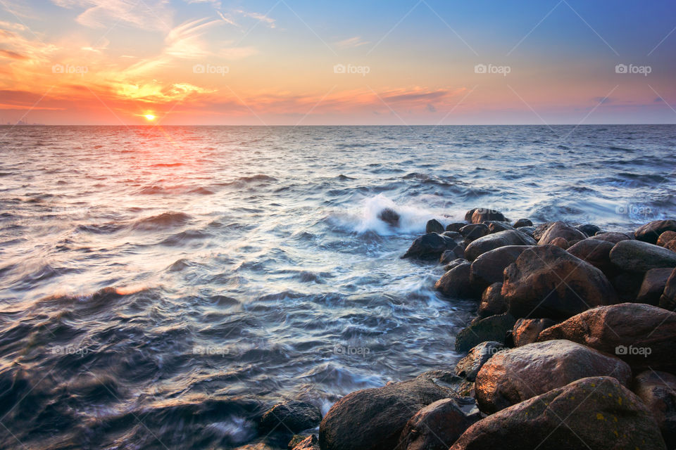 Water, Ocean, Sunset, Sea, Beach