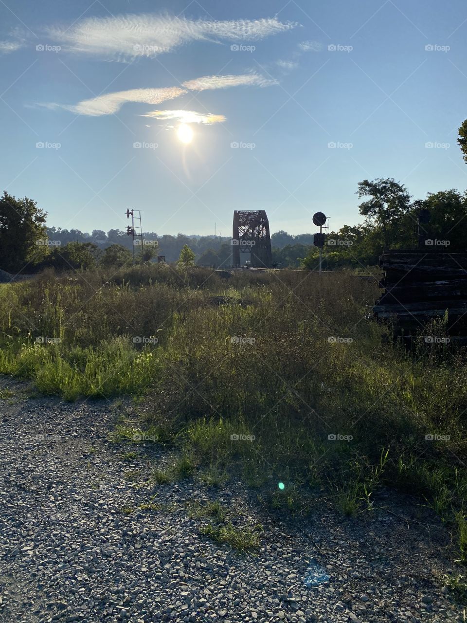 The whistle in the distance 