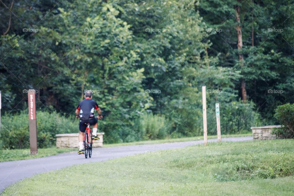 Man on bike