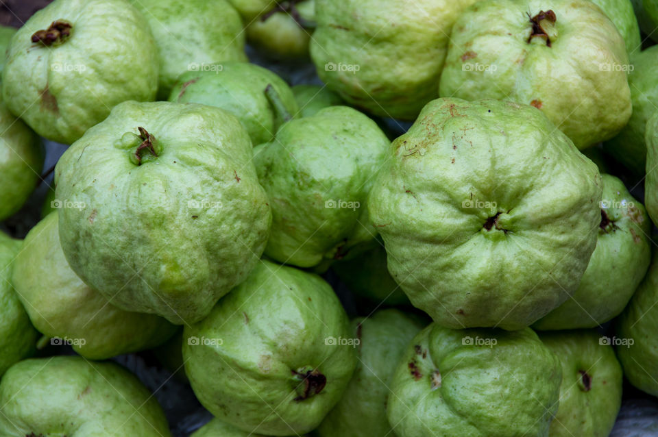 Guava in the market- tropic, mảketting, design...