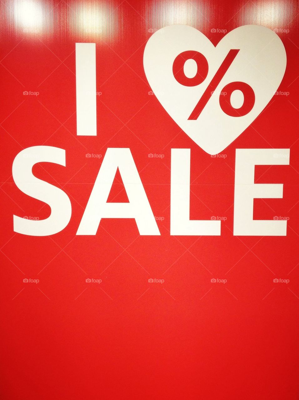 Sale on shops