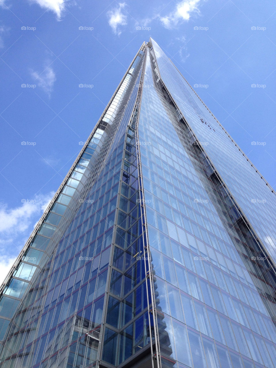 The Shard from below