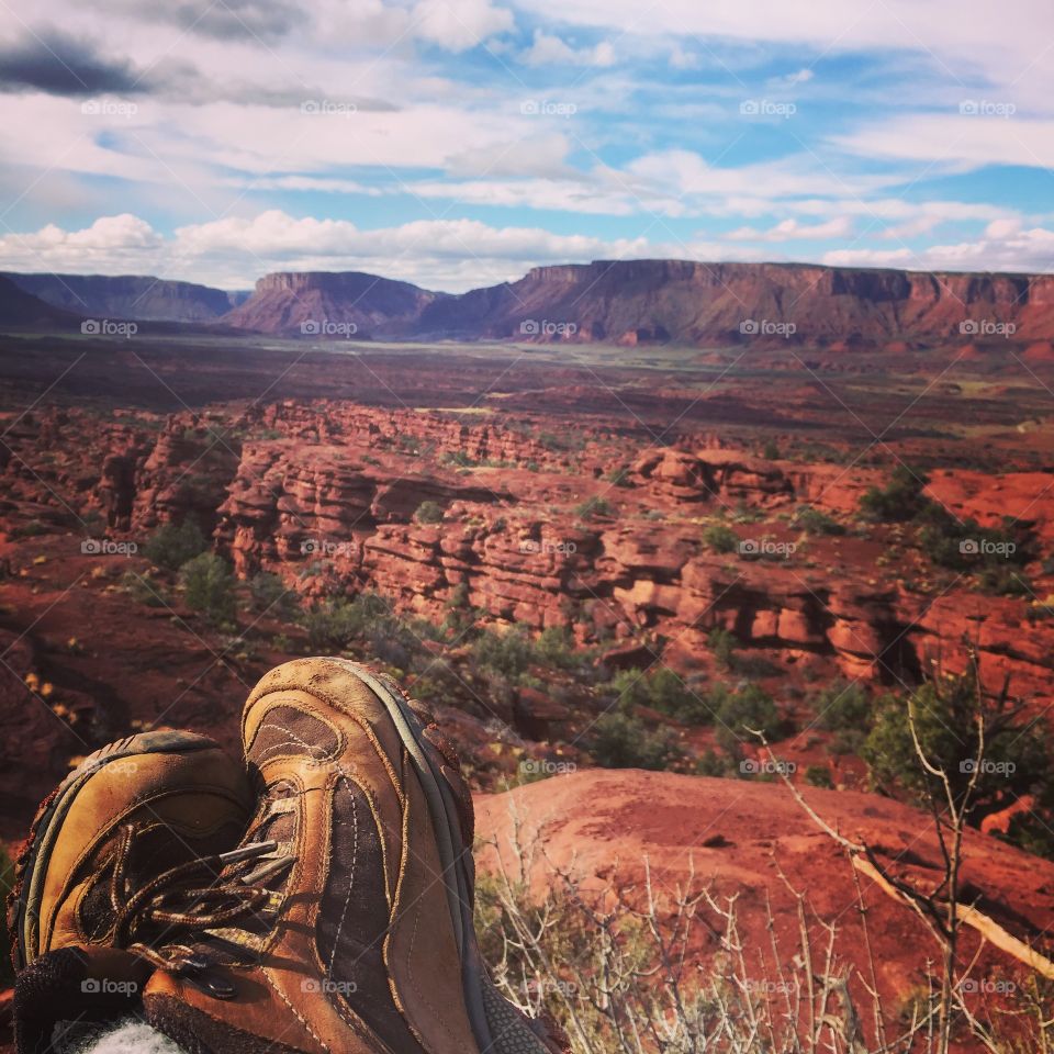 Hiking rest stop