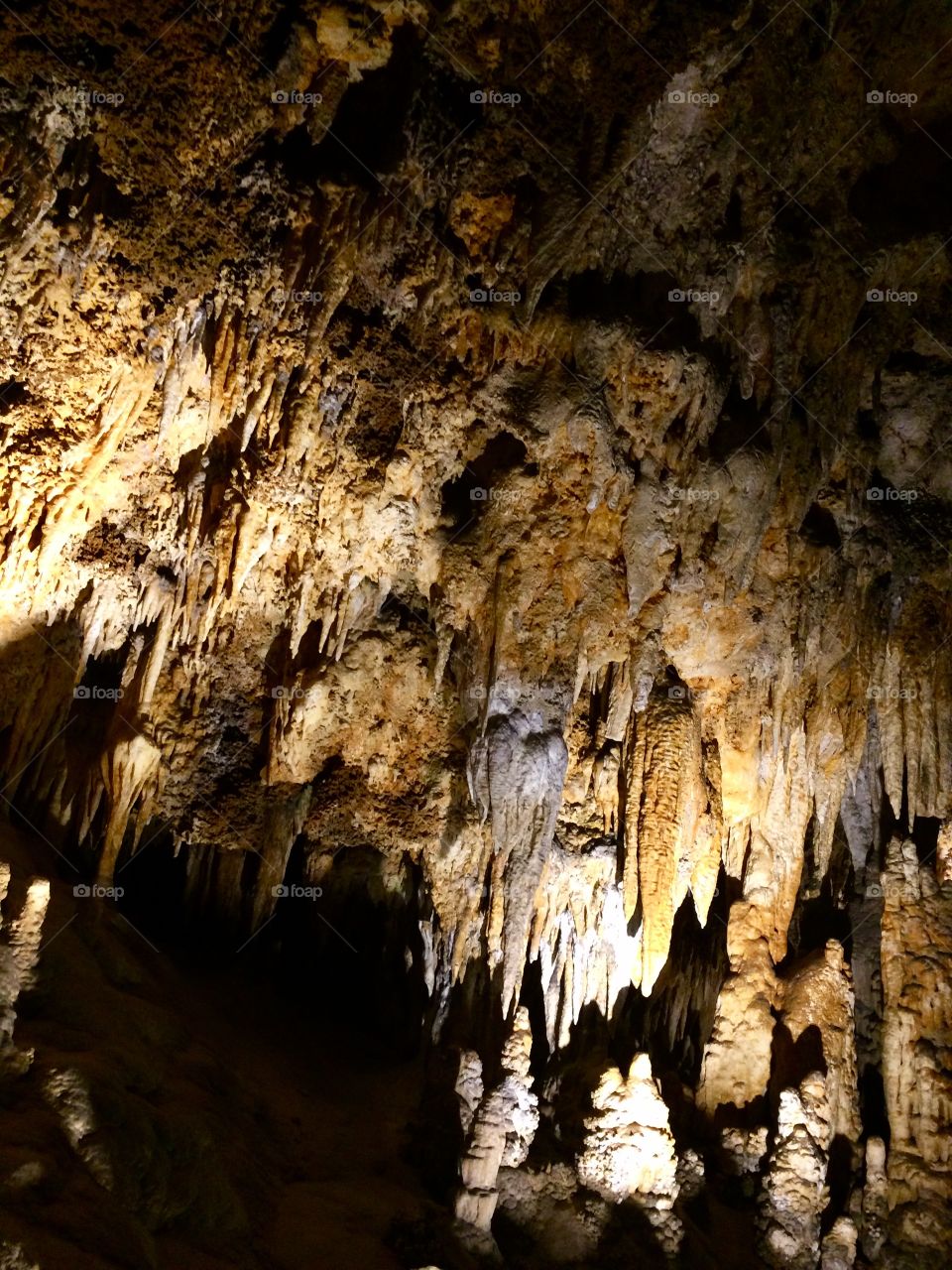 Stalactites Larae Caverns cave