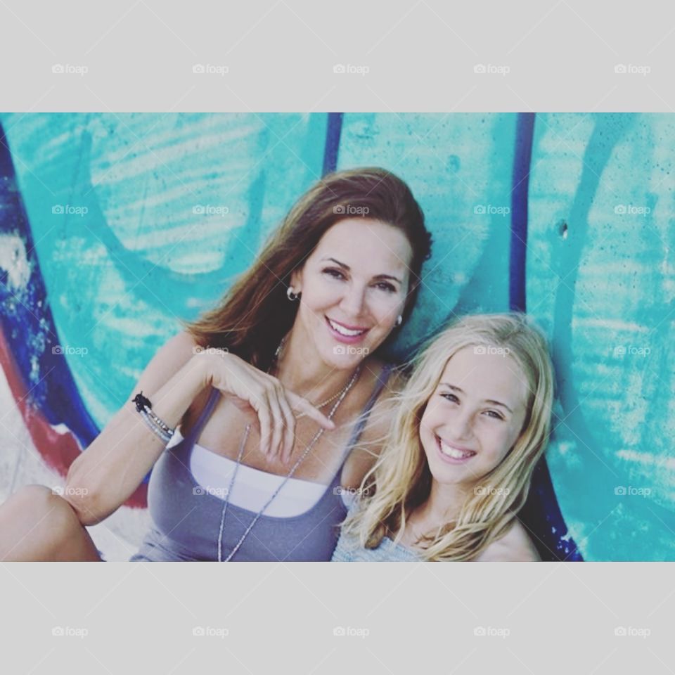 Mother daughter time. Be happy. Family.