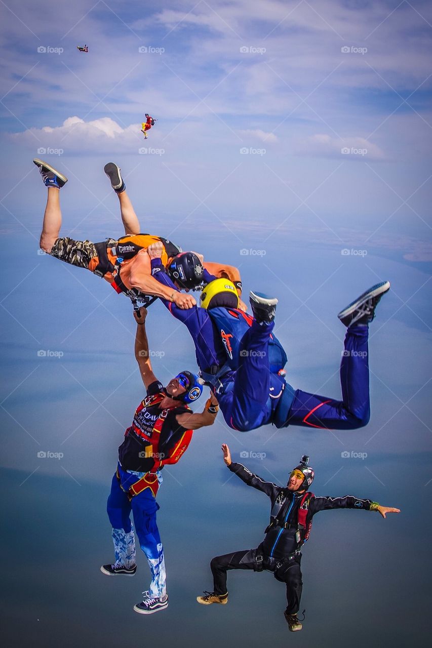 Hybrid skydive over Sylt