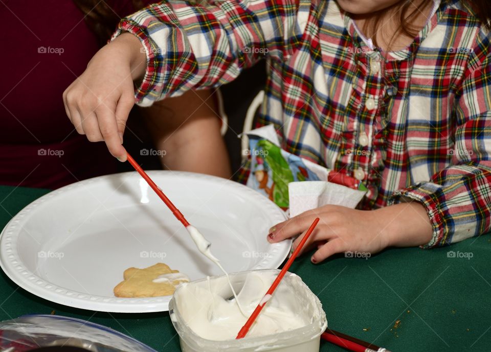 Making cookies