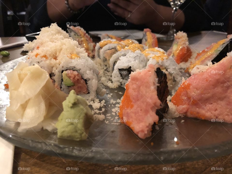 Sushi closeup