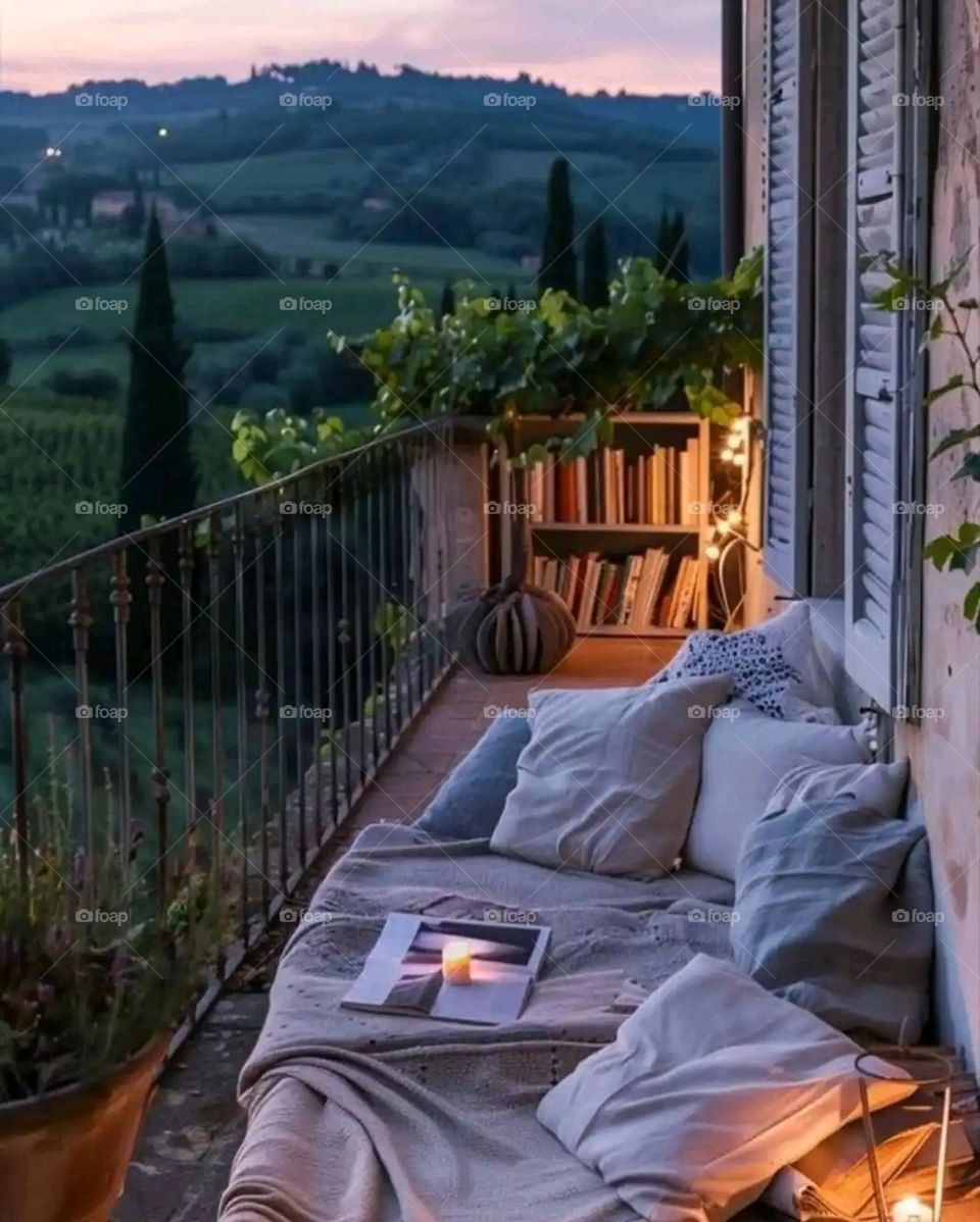 Glory be to God, the magnificent and picturesque view and the natural green trees are a view that is nothing more wonderful than it