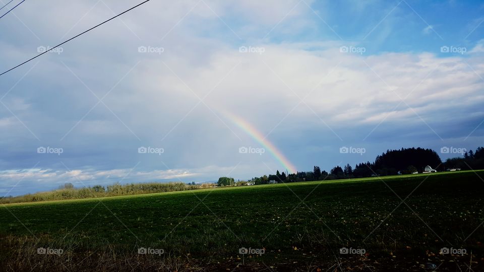 Oregon Countryside Rainbow