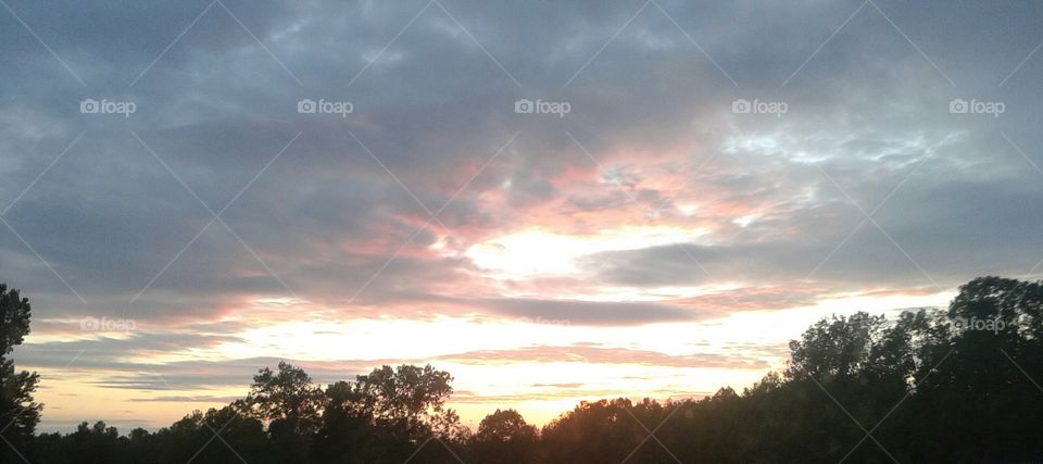 Sunset, Landscape, Dawn, Sun, Nature