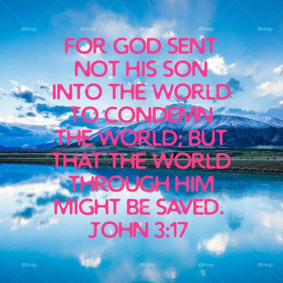 savior was sent to save us