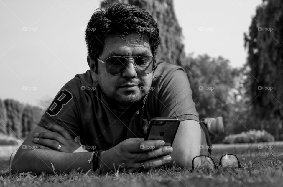 relaxing
Took this pick of my friend while we were on a trip to Qutub minar complex in New Delhi.