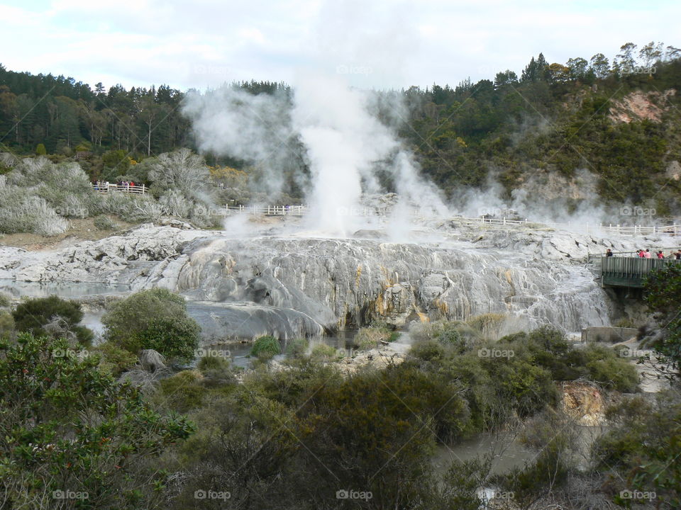 Te Whakarewarewa Geothermal Valley, Rotorua, New Zealand
