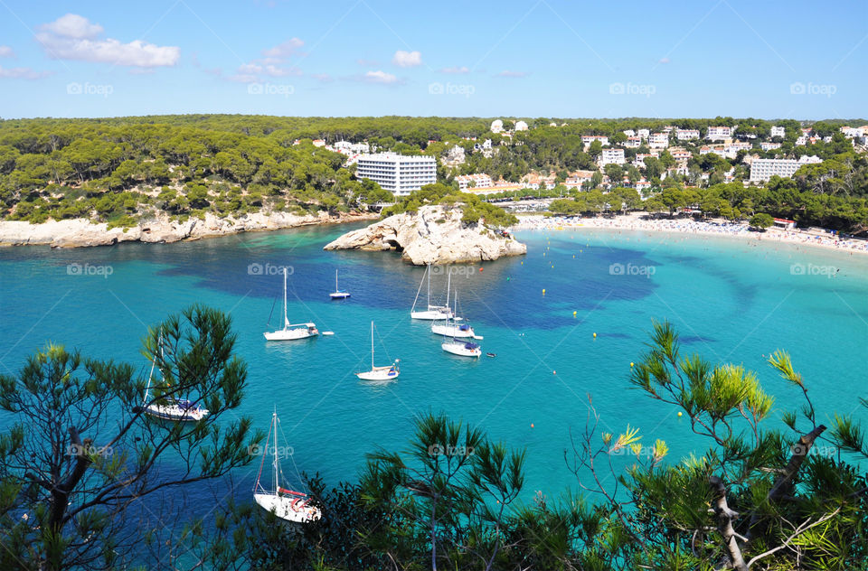 Cala galdana harbor