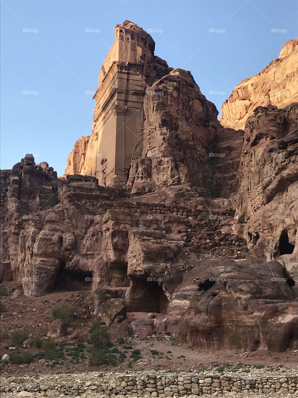 Shadow on the mountain 