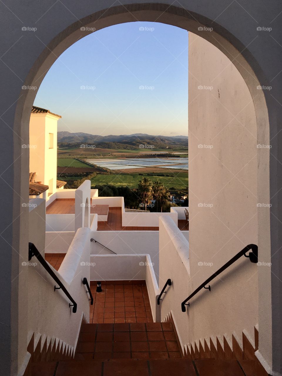 Lines and opening on landscape 