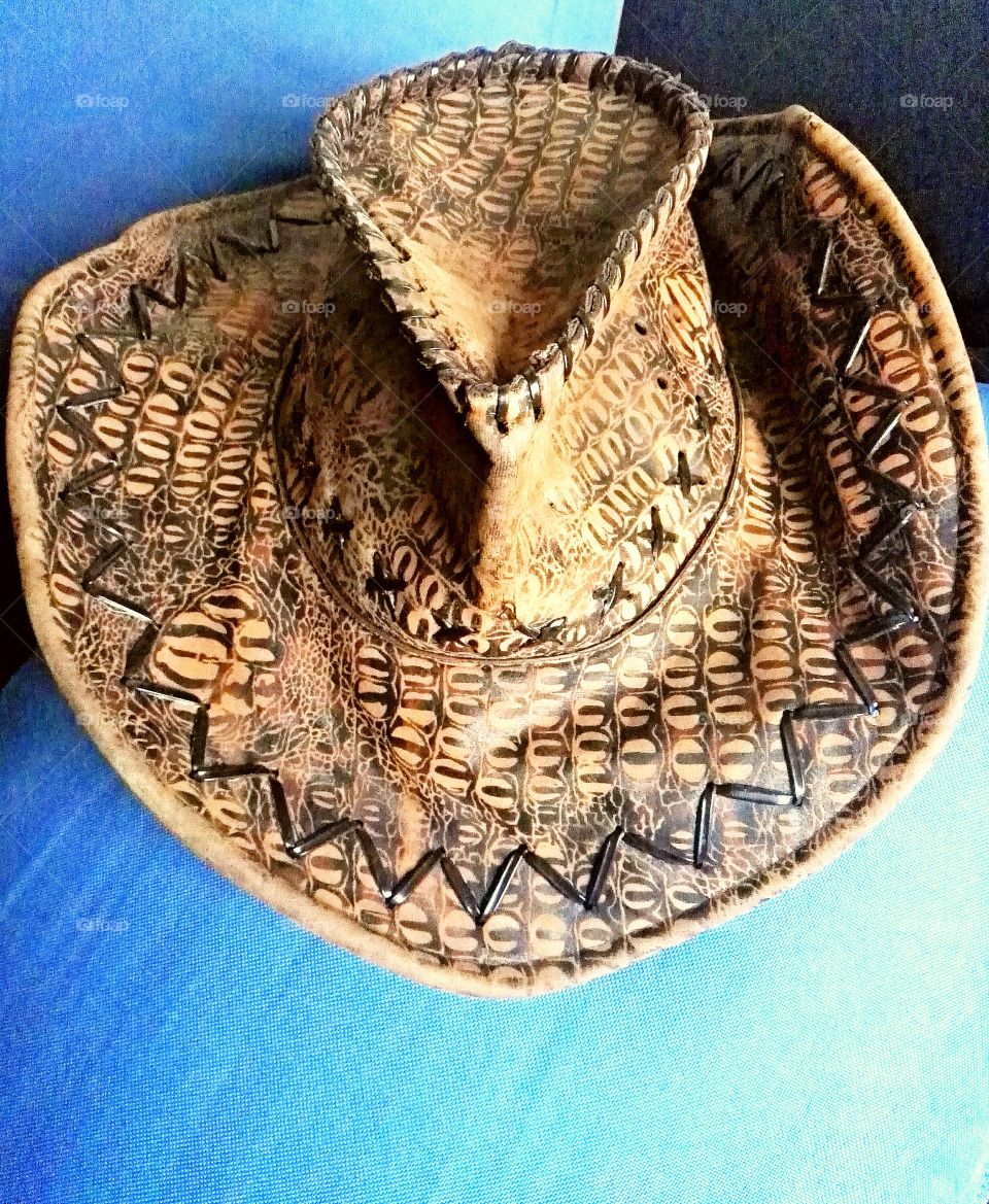 australian leather hat