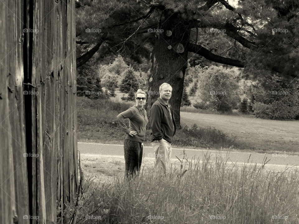 Father daughter walk