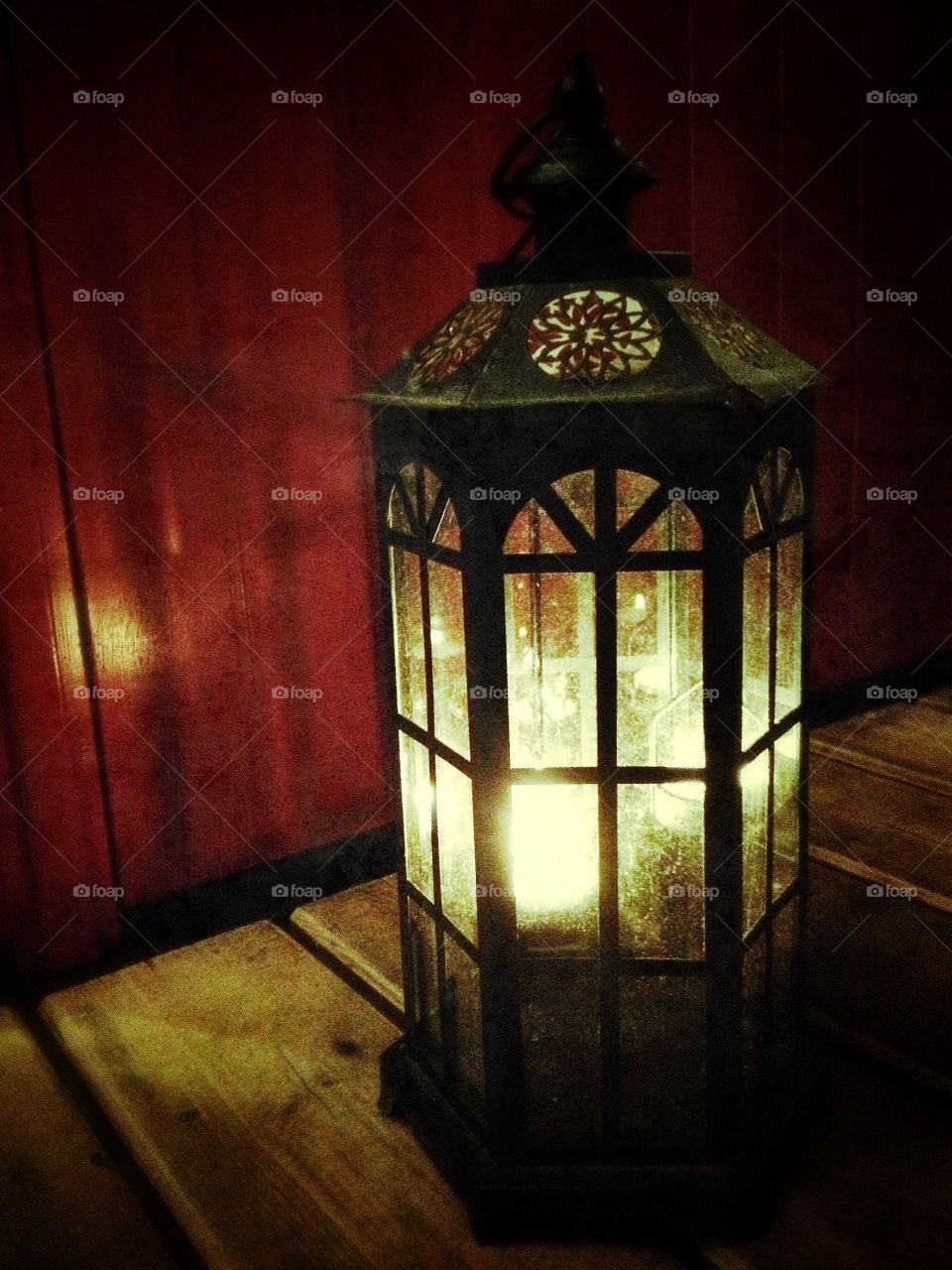 Lantern in the dark