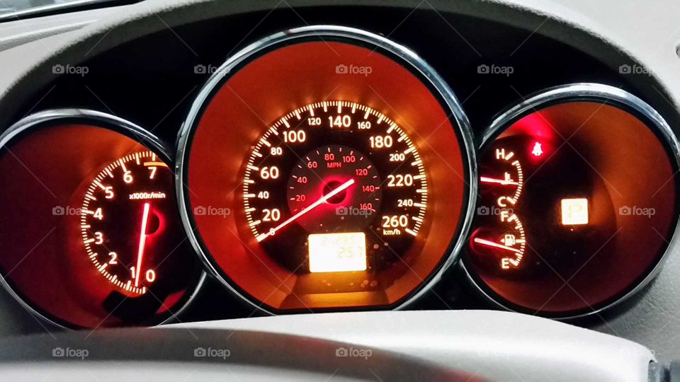 Dashboard Speedometer Odometer