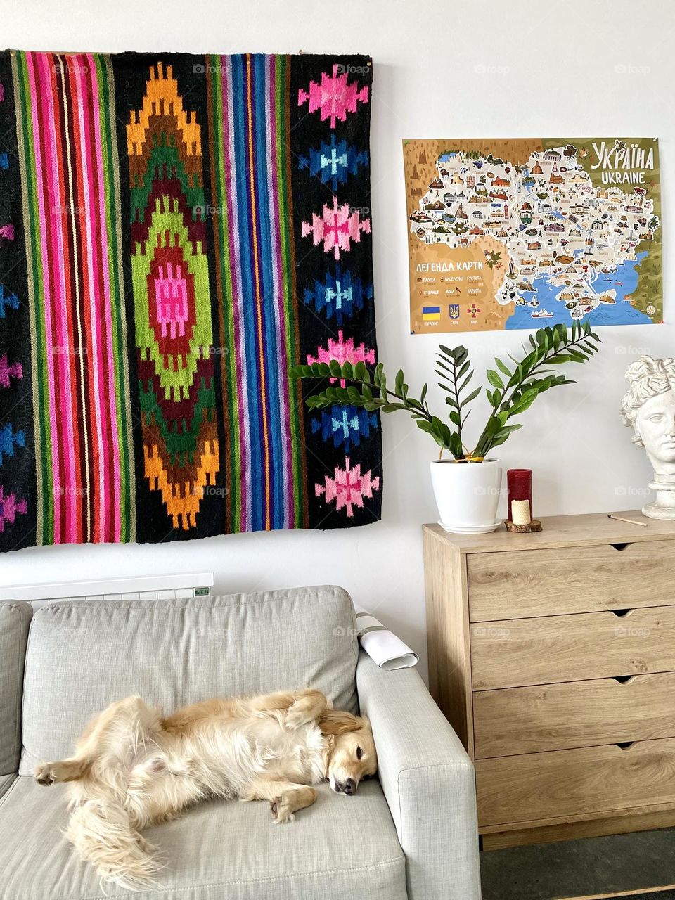 bright colors in minimalism