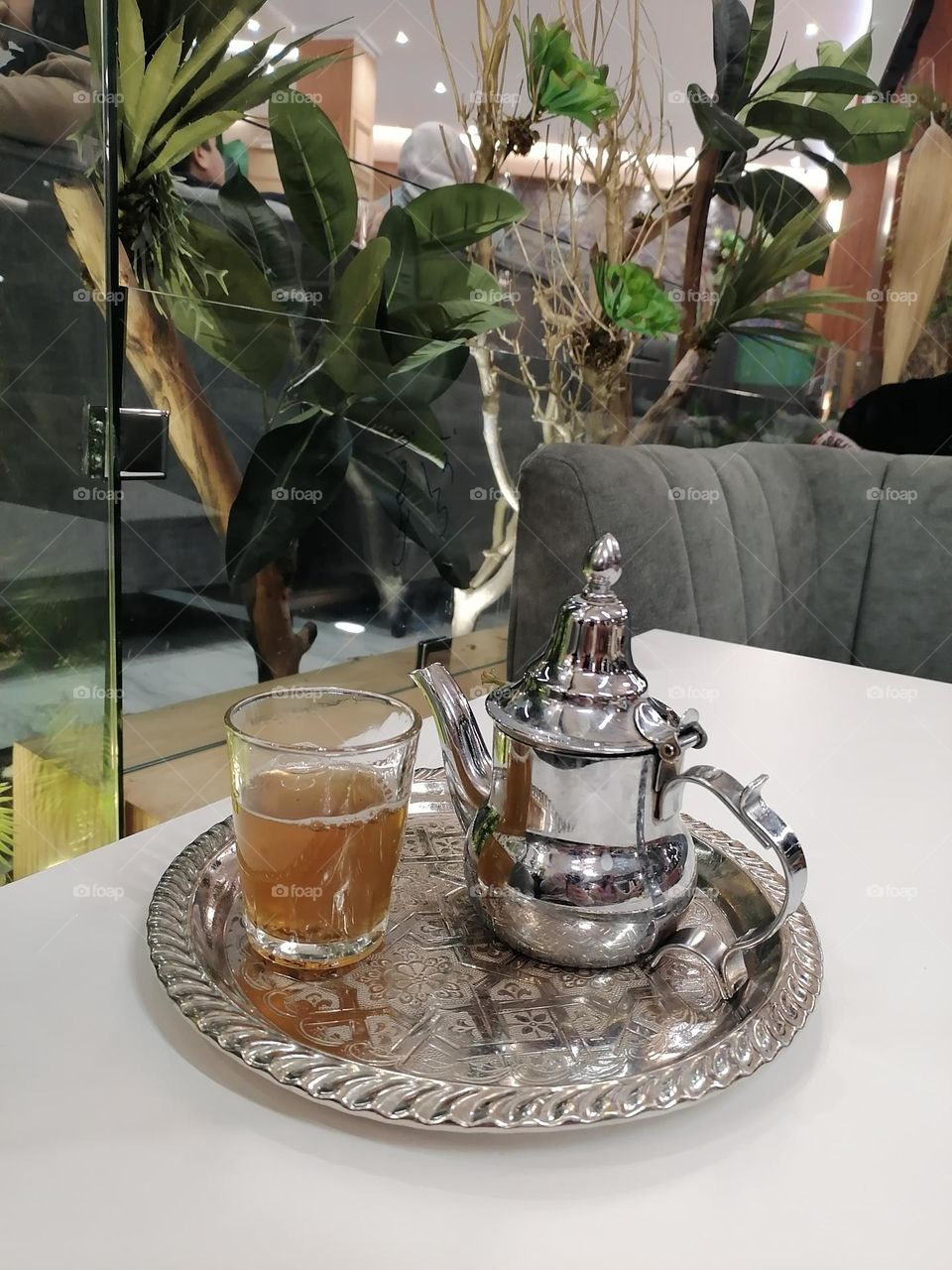 Moroccan mint tea