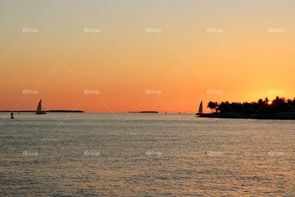 Sunset View, Mallory Square, Key West, Florida