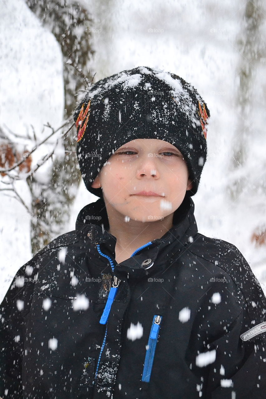 A snowy day