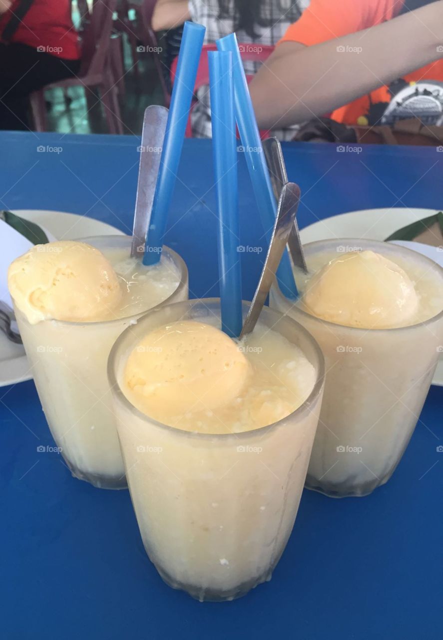 Coconut milk shake @ Melaka