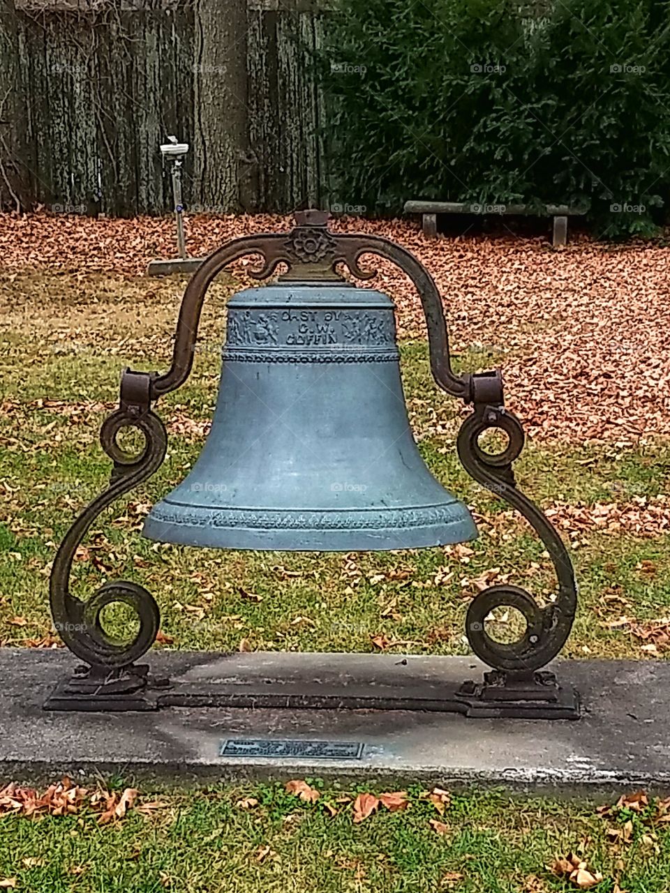 Old bell in Arrow Rock, Missouri.