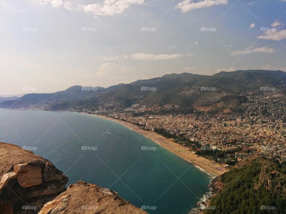 View of Alanya Turkey