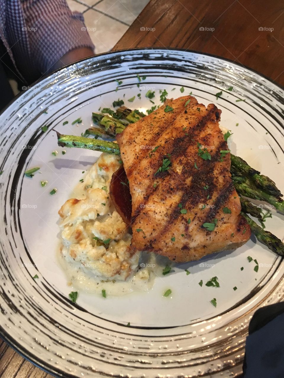 Fish dinner at RusTeak