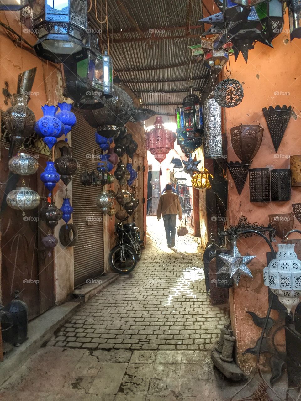 The metalworkers souk in Marrakech 