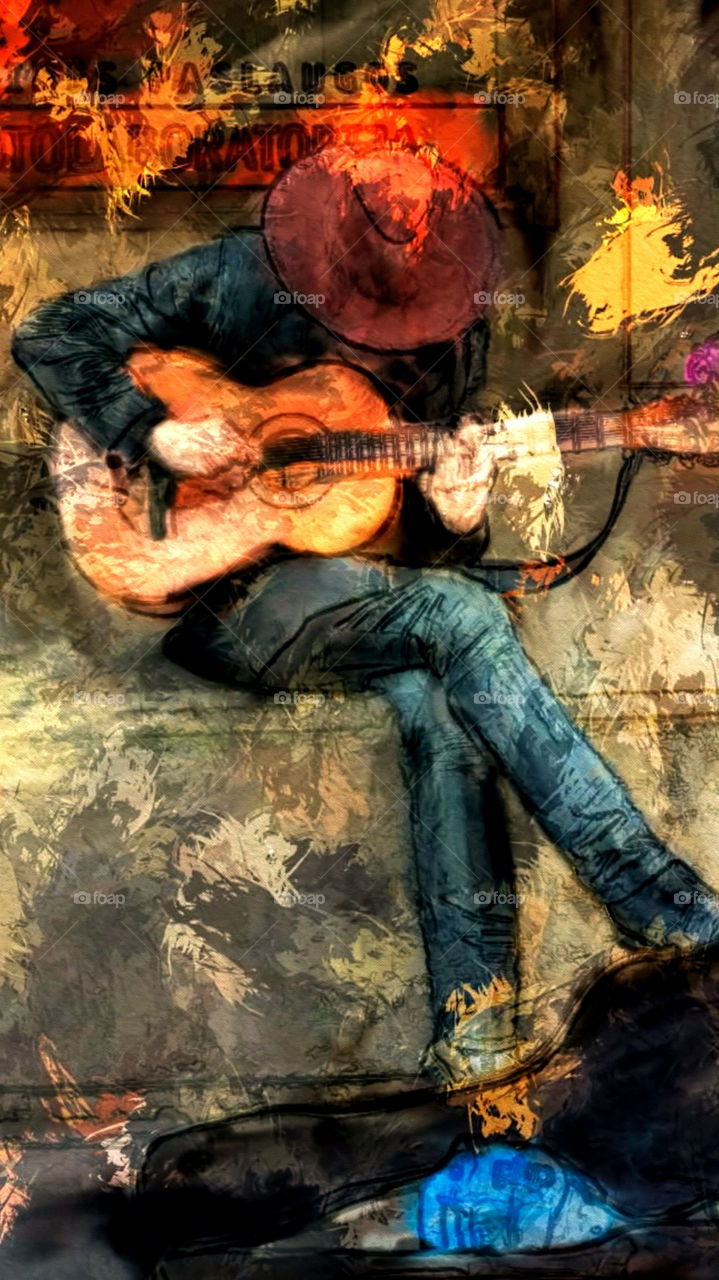 Drawing and painting...