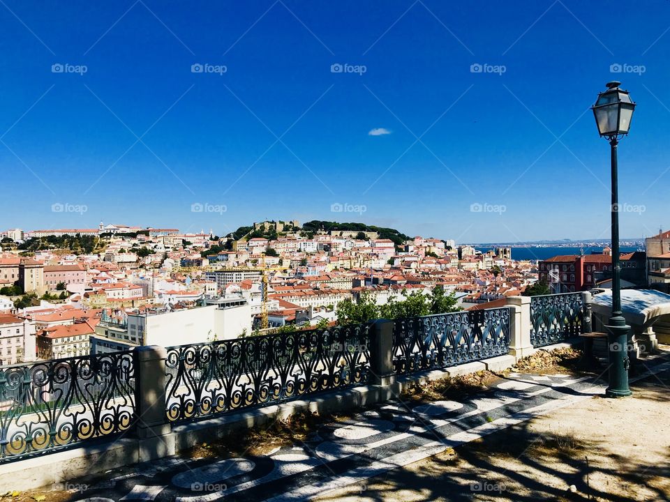Beautiful view over lisbon, Portugal 