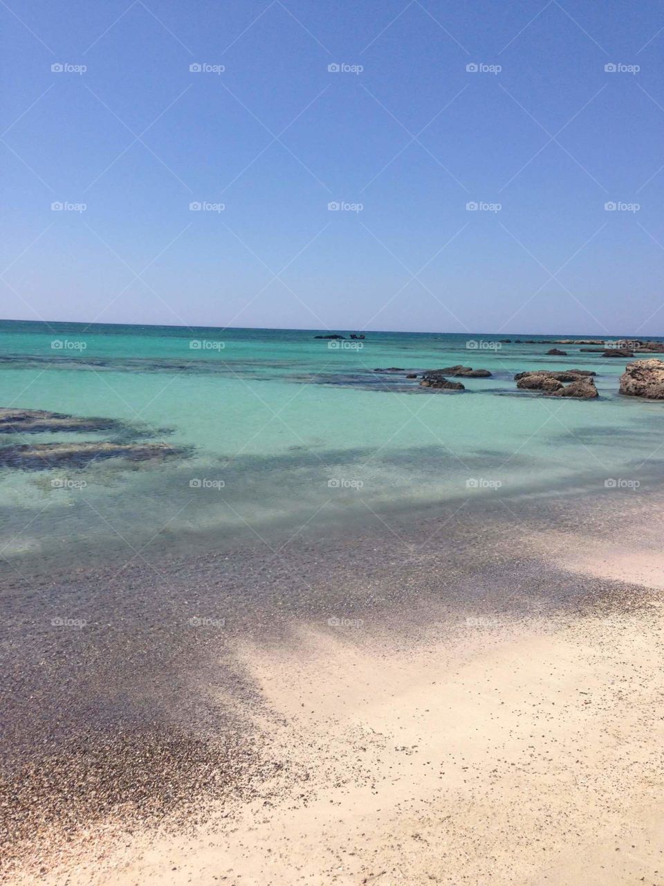 Elafonisi beach, Chania, Crete, Greece