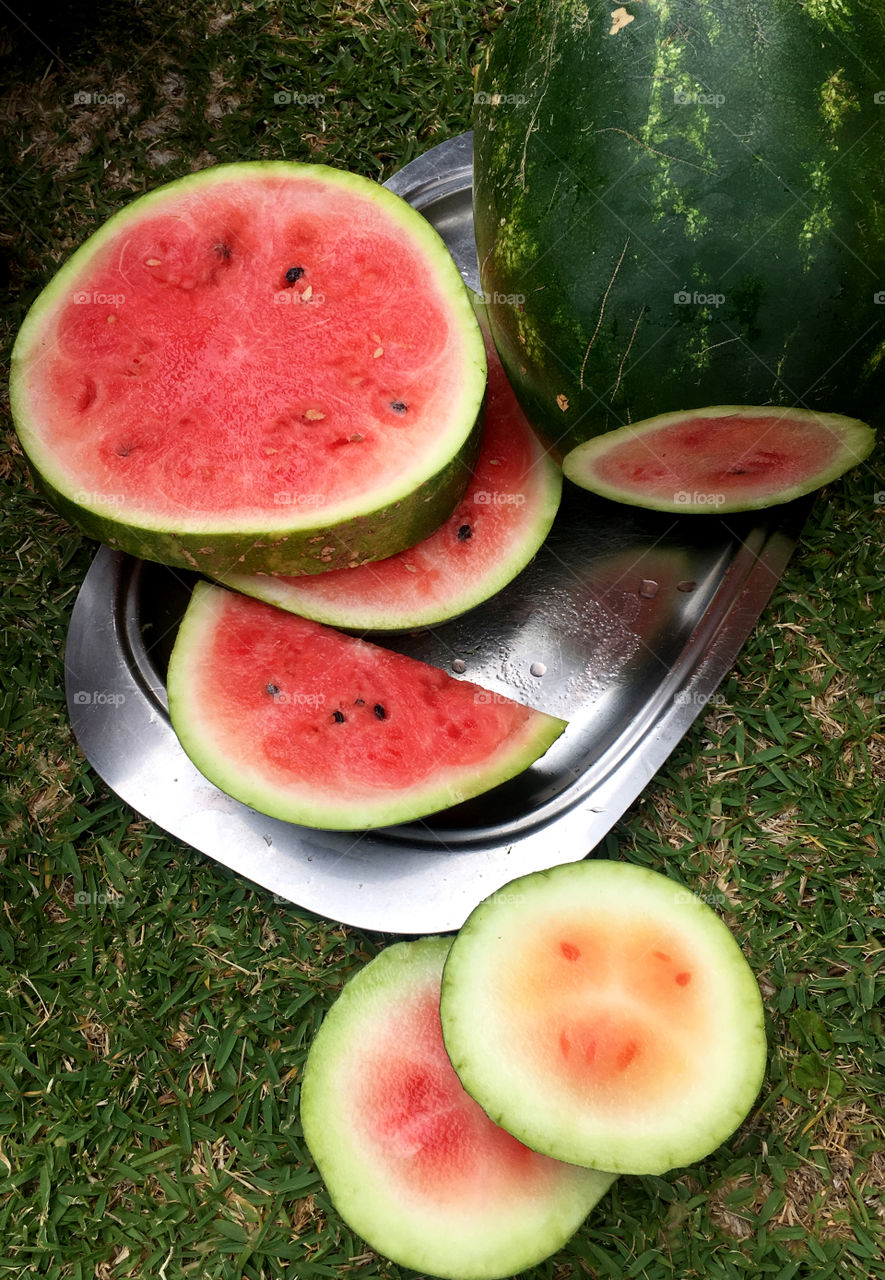Watermelon slices