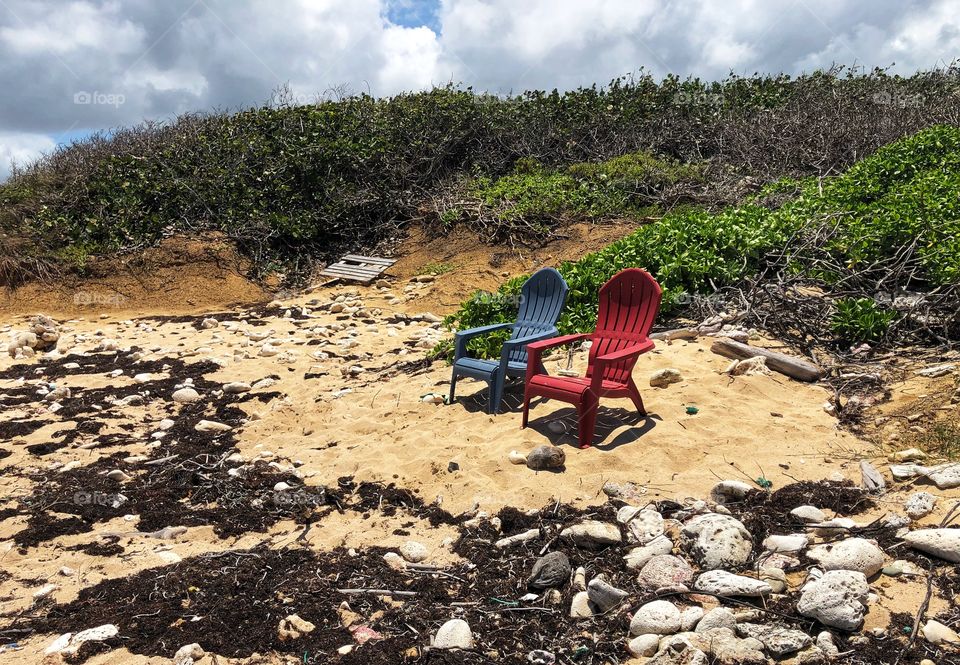 Chairs on the beach