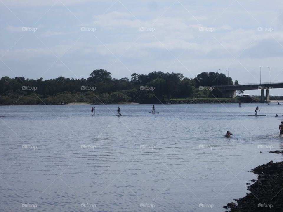 Stand up paddle boarding 