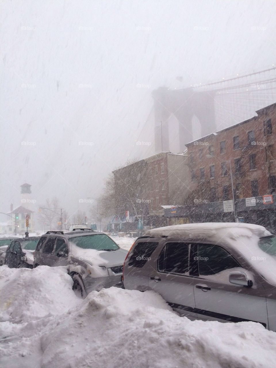 Snowstorm in Brooklyn 