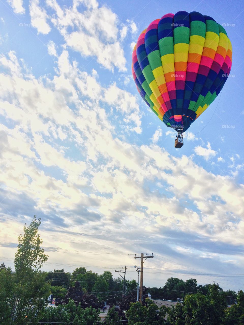 A perfect morning view from my apartment balcony